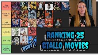 Ranking Giallo Movies (Part 1)