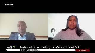 National Small Enterprise Amendment Act signed into law