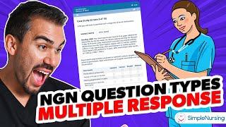 Next Gen NCLEX NGN Question Types PART 4 | Multiple Response Select N, Matrix Questions & Rationales