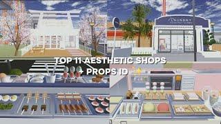 TOP 11 AESTHETIC SHOPS + PROPS ID | SAKURA SCHOOL SIMULATOR