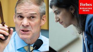 'Why Are You Harassing Twitter?': Jim Jordan Aggressively Questions FTC's Lina Khan