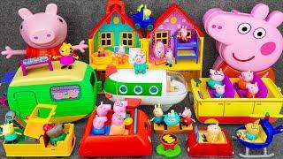 102 Minutes Satisfying with Unboxing Peppa Pig Family Travel Toys, Peppa Pig Holiday Adventure Set️