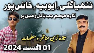 Murree live today | #nathiagali ayubia khanaspur trip | nathia Gali latest update | نتھیاگلی کا موسم