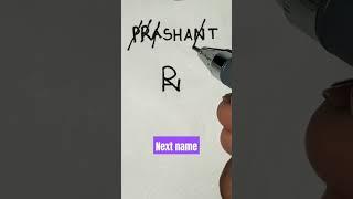 # PRASHANT name logo # Design # Next name #shorts # By Rajbir