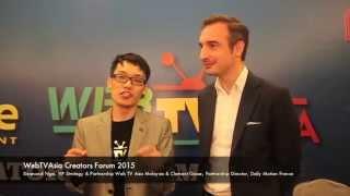 Interview with WebTVAsia on its Partnership with Dailymotion