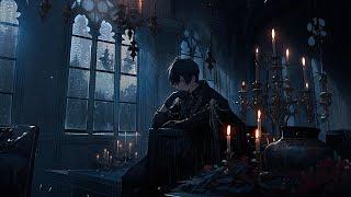 CASTLE AMBIENCE w/ Ciel Phantomhive: Rain & Mystical Chanting | BLACK BUTLER ASMR | NijiSounds 