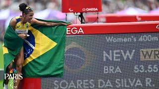 Paralympic 400m world record goes down in spectacular run by Brazilian | NBC Sports