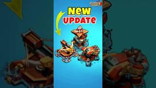 Supercharge Buildings ! New Update In clash of clans #shorts #clashofclans #coc