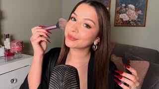 ASMR doing my Makeup + Answering personal questions ️