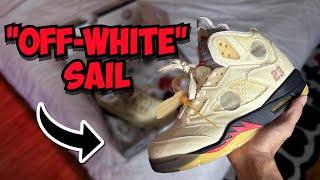 OFF-WHITE JORDAN 5 “Sail” (Shoe Review + Try On)