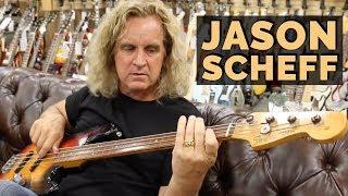 Jason Scheff playing a Fender Custom Shop Fretless Jaco Jazz Bass | Norman's Rare Guitars