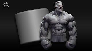 ZBrush Unleashed: Building a Superhuman Physique from a Cylinder