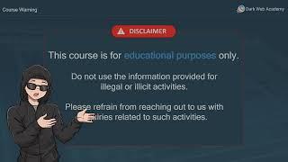 (Free Course) Dark Web Foundation - Pre-Course Warning
