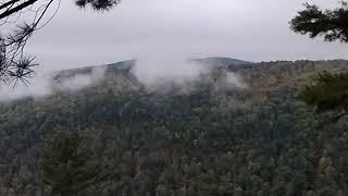 fog laying in at the Pennsylvania Grand Canyon