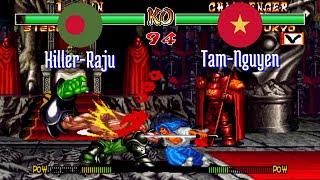 FT5 @samsho2: Killer-Raju (BD) vs Tam-Nguyen (VN) [Samurai Shodown II Fightcade] Sep 16