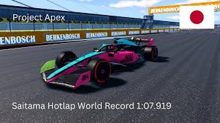 Project Apex Updated Saitama Hotlap With New Agile Energy Car