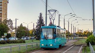 Минский трамвай. Маршрут №3 ДС «Серебрянка» — ДС «Озеро» | Minsk Tram. Rote №3