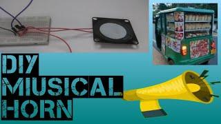 DIY Musical Horn. choon pan horn