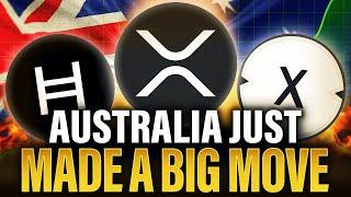 Australia Just Made A HUGE MOVE | XRP HBAR & XDC Holders Must See