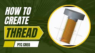 How to make thread | Helical Sweep Cut