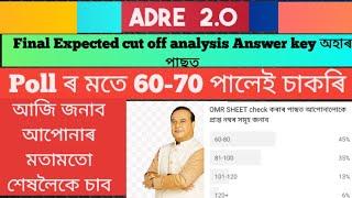 FINALLY POLL ৰ মতে আহি গল Cut off | Grade-4 , আপুনি কিমান পালে পাব চাকৰি