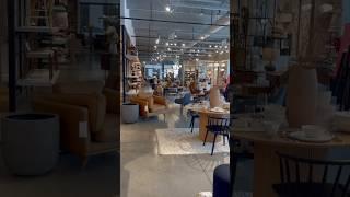 WEST ELM STORE WALKTHROUGH #midcenturymodern #homedecor #falldecor   #falldecorating #shorts