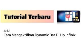 Cara Mengaktifkan Dynamic Bar Di Hp Infinix NOTE 50 Pro