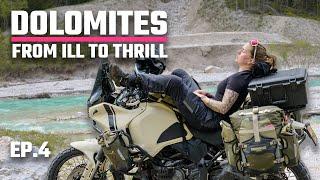 A good day after all - DOLOMITES Italy motorcycle solo trip - EP4