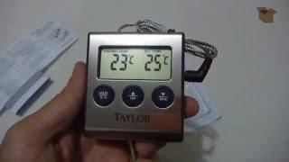 Unboxing Taylor Digital Cooking Thermometer with Probe and Timer