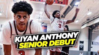 Kiyan Anthony Goes INSANE & Catches A NASTY Body In His Senior Year Debut