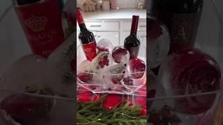 DIY Christmas Floral Ice Bucket | Perfect for Holiday Parties! 