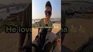 He loves banana part 2 #parkour #pov #spiderman #varanasi
