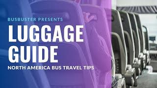 Bus Luggage Guide in North America - Avoid Fees, Pack Smart, and Travel Hassle-Free! #luggagepolicy