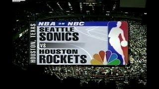 NBA On NBC - Sonics @ Rockets 1997 WCSF Deciding Game 7