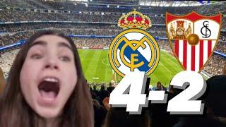 ASÍ GANA el MADRID  Real Madrid 4-2 Sevilla en el Santiago Bernabéu  REACCIÓN MADRIDISTA