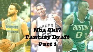 So the NBA restarted...| Nba 2k17 Fantasy Draft Part 1