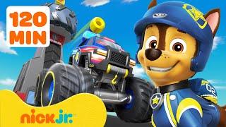 Paw Patrol | ¡Aventuras de Ruedas de Rescate de PAW Patrol! #7 con Chase  2 Horas | Nick Jr.