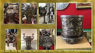 MỸ NGHỆ ĐÔNG ĐÔ - ĐỒ ĐỒNG ĐẠI BÁI -0974117169 chuyên đồ thờ cúng bằng đồng tại Hà Nội, giá gốc.