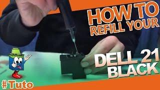 Dell 21 Black Cartridge : How To Refill The Cartridge