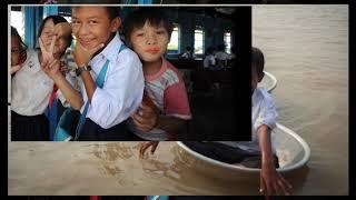 Floating Village on Tonlé Sap Lake Cambodia