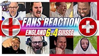 ENGLAND VS  SWITZERLAND REACTION FANS | EURO 2024 | FAN REACTIONS FOOTBALL CLUB