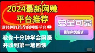 2024灰產專案|網路賺錢專案|賺錢 方法|零成本零風險|最新專案|新網路賺錢，小白立刻學會，穩定每天1000刀（網賺平台教學）