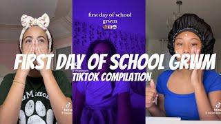 First day of school GRWM|compilation| #recommended #backtoschool #firstdayofschool