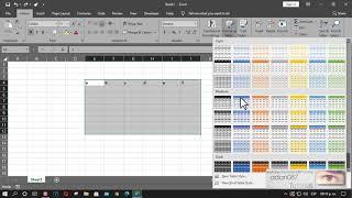 Excel Format as Table