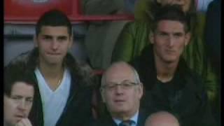 Federico Macheda and Davide Petrucci watching reserve game (newcastle)