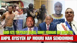 Bandi vide yon Polisye atè  Delmas yon lot blese, Ayisyen ap tonbe nan Sendoming, Jounalis la Pale !