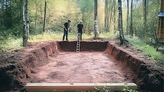 Building LOG CABIN Underground | Start to Finish by ‪@lifeinthesiberianforest1