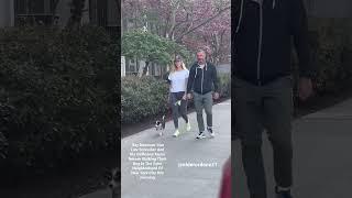 ‘Ray Donovan’ Star Liev Schreiber And His GFTaylor Neisen Walking Their Dog Soho New York City today