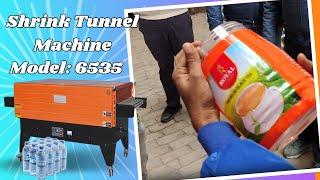 Shrink Machine 6535 Model | Label Shrinking on Cylindrical Containers | Manufacturer | SC Packaging