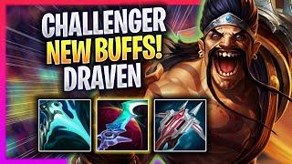 KOREAN CHALLENGER TRIES DRAVEN WITH NEW BUFFS! - Korean Challenger Plays Draven ADC vs Varus!